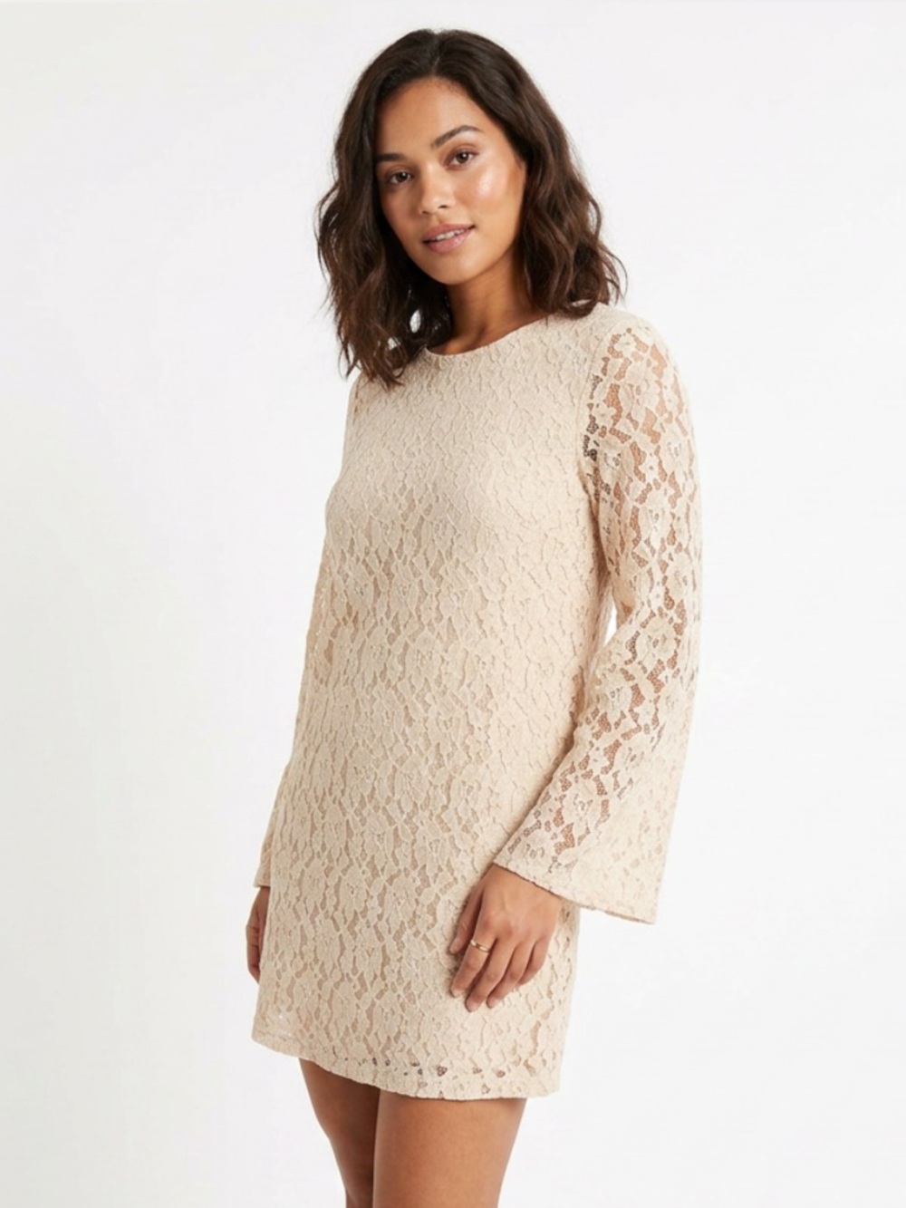 ⭐️ H&M Divided ($55) Lace Bell Sleeve Dress - PTP 19